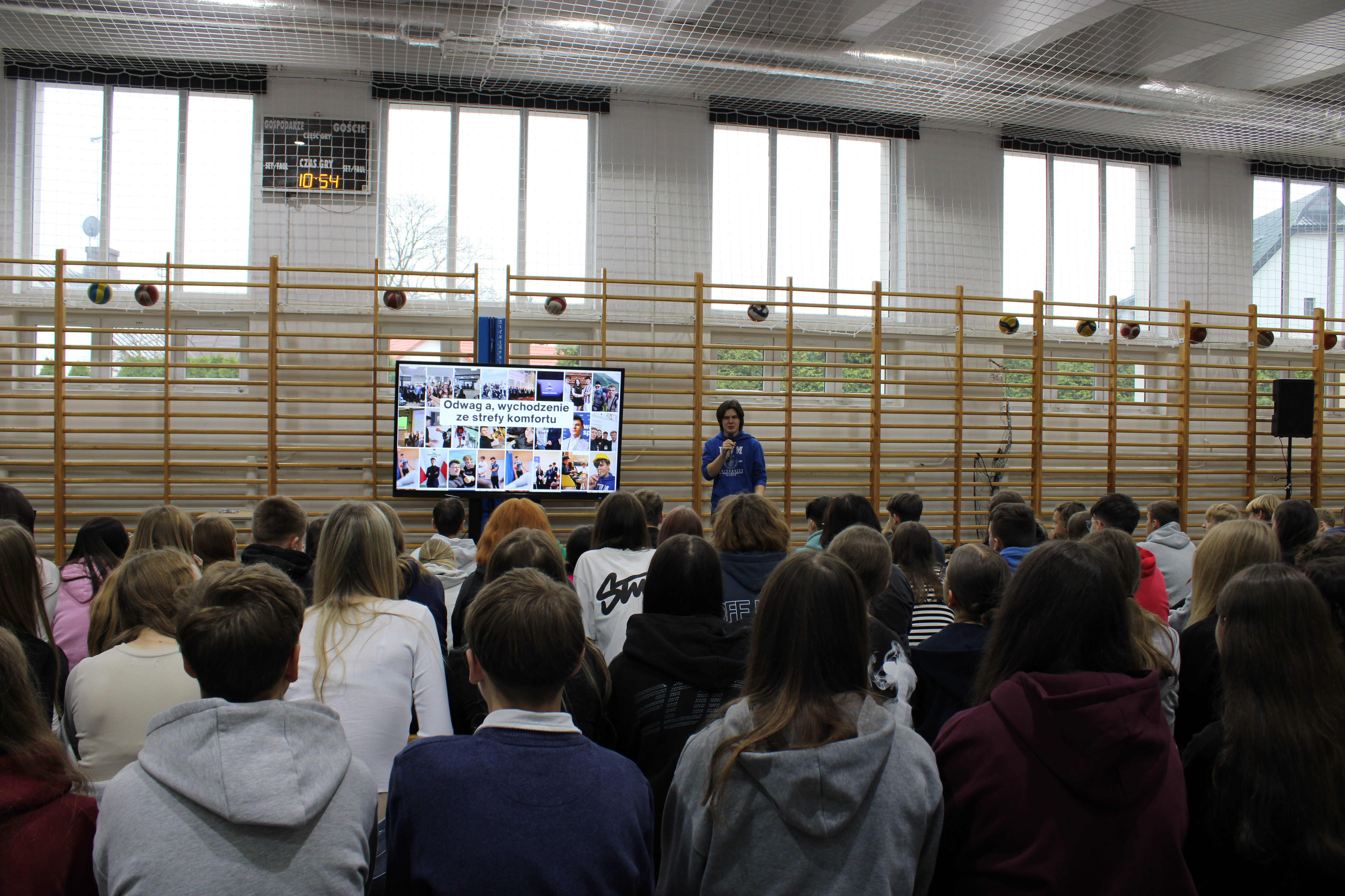 spotkanie uczniów Ekonomika z przedstawicielami inicjatywy „Młody Kocioł”